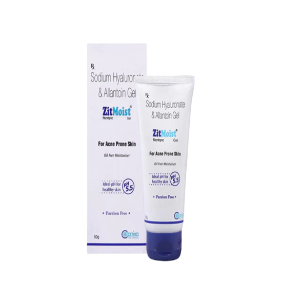 ZitMoist Gel For Acne Prone Skin 50gm,